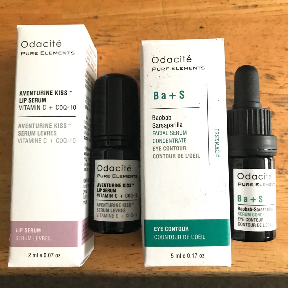 Bundle lip and eye all natural / organic / serum